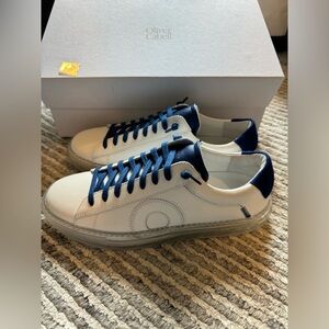 Oliver Cabell Low 1 Navy Yin Yang shoes